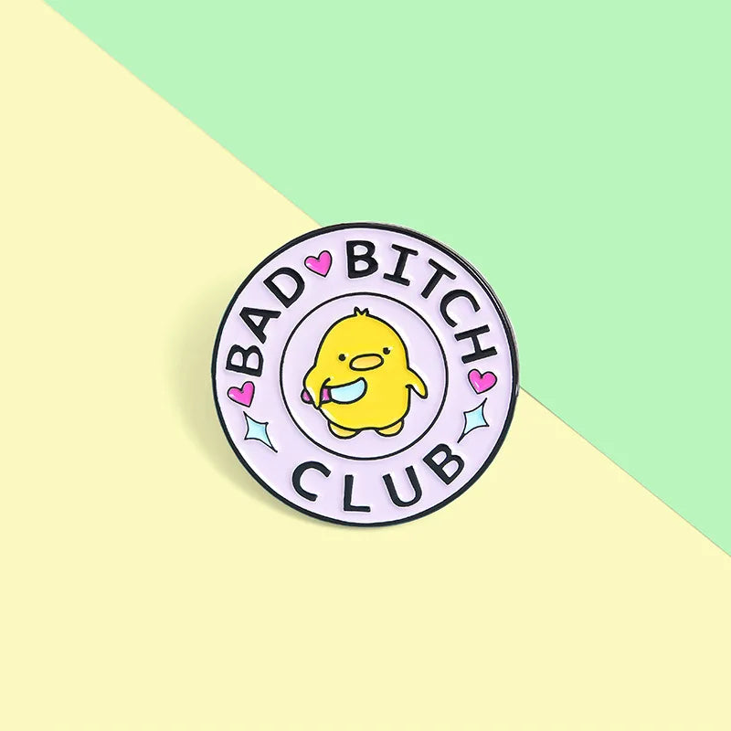 'Bad Bitch Club' Enamel Pin