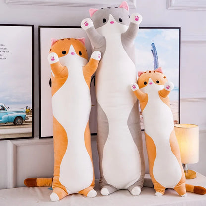 Kawaii Long Cat Pillow