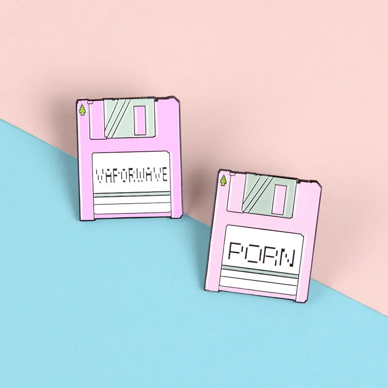 Floppy Disk Enamel Pins