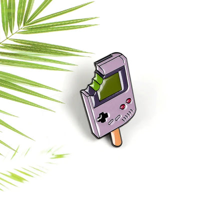 Retro Game Ice Cream Enamel Pin