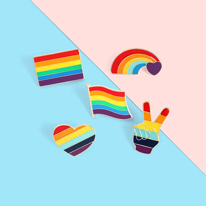 Rainbow Enamel Pin