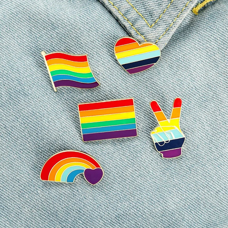 Rainbow Enamel Pin