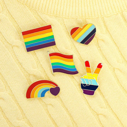 Rainbow Enamel Pin