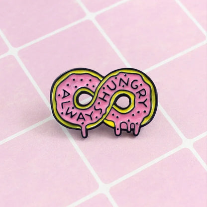 Infinity Donut Enamel Pin