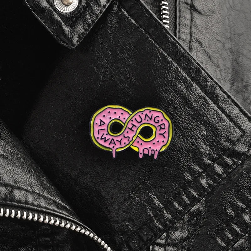 Infinity Donut Enamel Pin