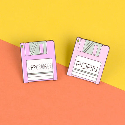 Floppy Disk Enamel Pins