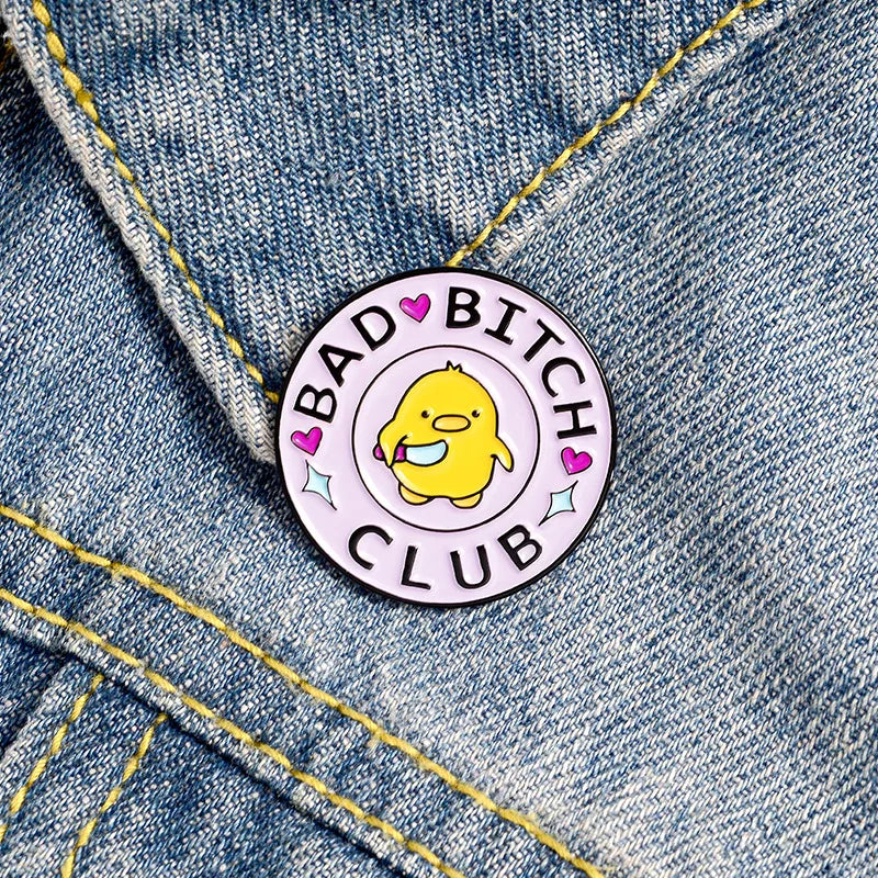 'Bad Bitch Club' Enamel Pin