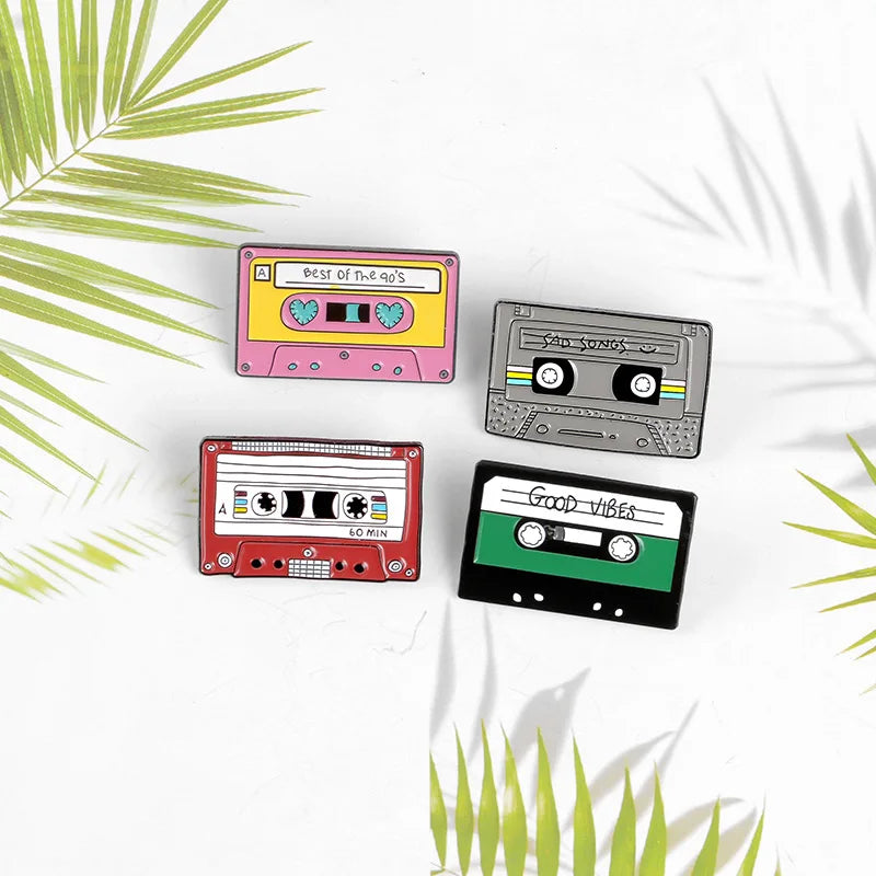 Retro Tape Enamel Pin