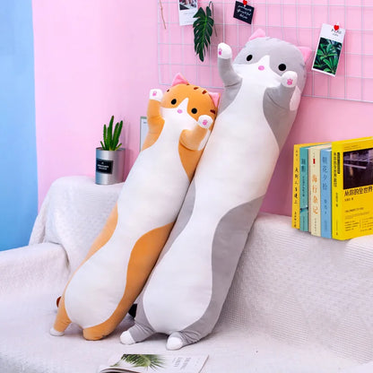 Kawaii Long Cat Pillow