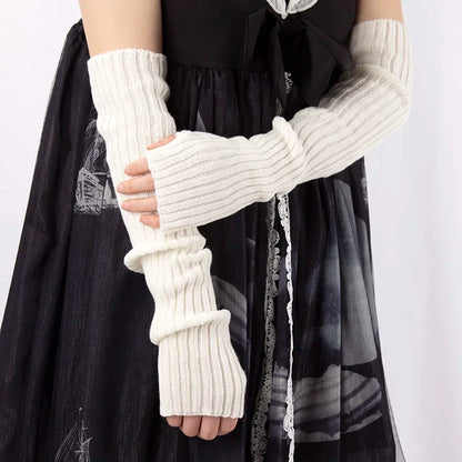 Winter Knitted Arm Warmers