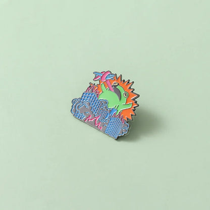 Dangerous Frog Enamel Pin