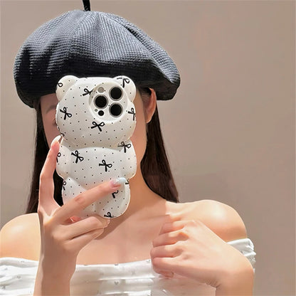 3D Bear Case with Bow