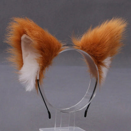 Plush Cosplay Animal Ears Headband