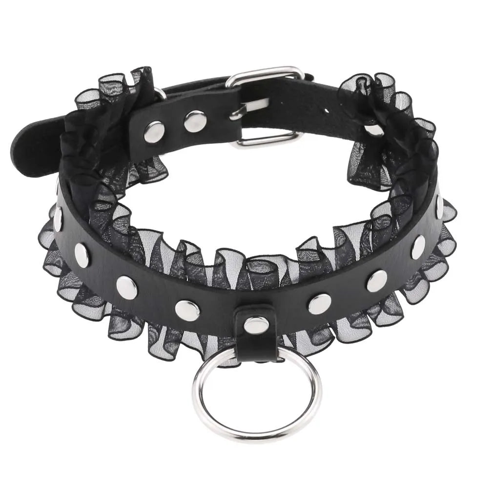 Black Choker with Attachments