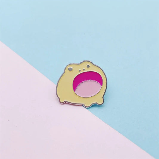 Frog Mouth Enamel Pin