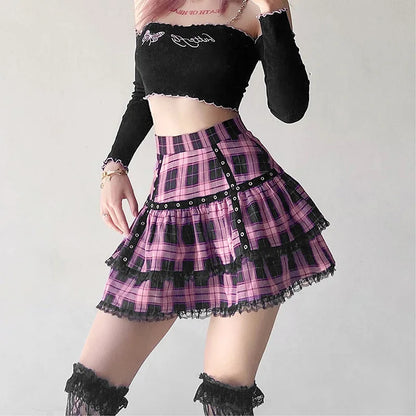 Gothic Edgy Mini Skirt