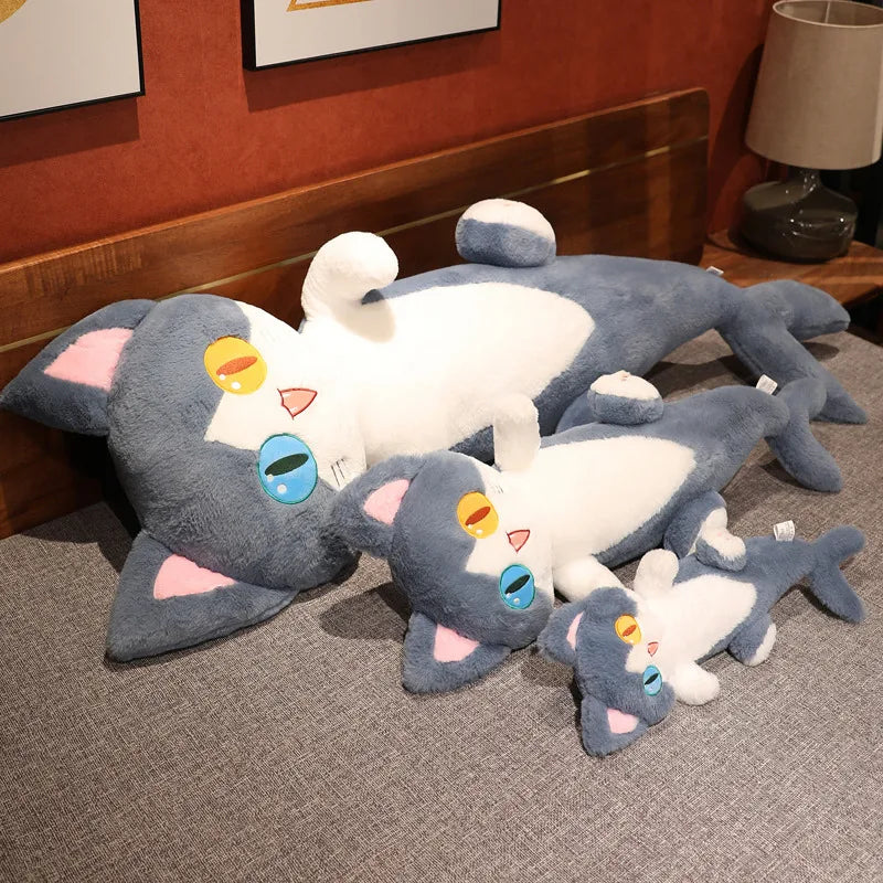 Shark Cat Plush Toy - Approx 20 ,33 ,53 Inches