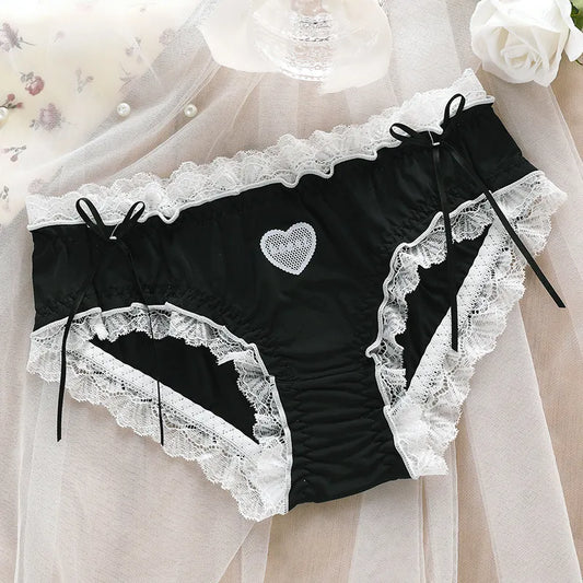 Kawaii Underwear with Lace Detail