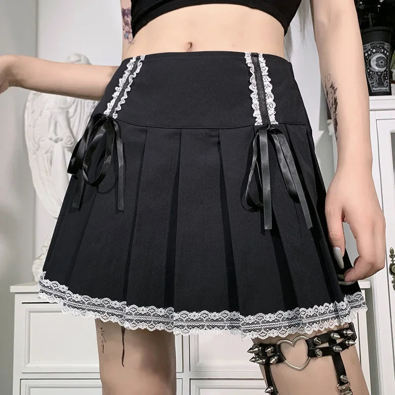 Gothic Edgy Mini Skirt