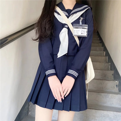 Navy Blue Japanese School Uniform