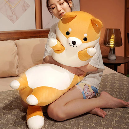 Kawaii Long Shiba Inu Pillow