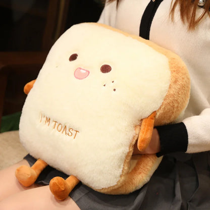 Plush Toast Pillow