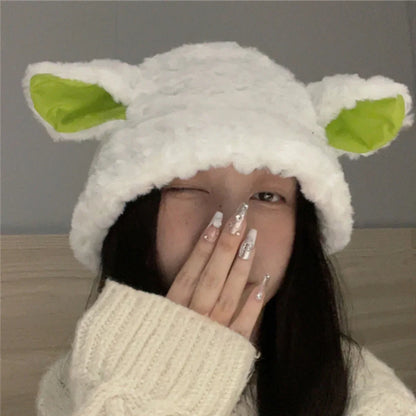 Plush Sheep Ear Hat