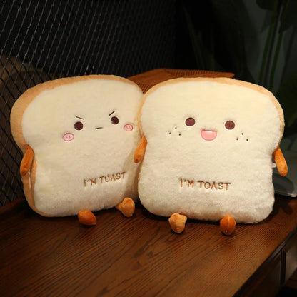 Plush Toast Pillow