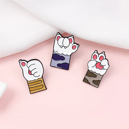 Cat Paws Enamel Pin