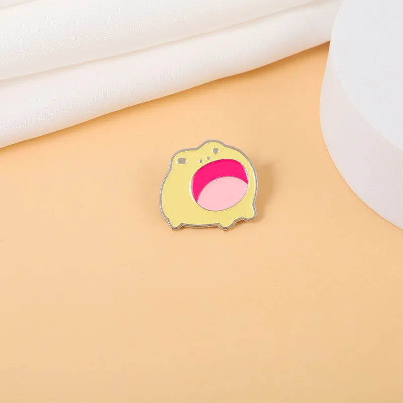 Frog Mouth Enamel Pin