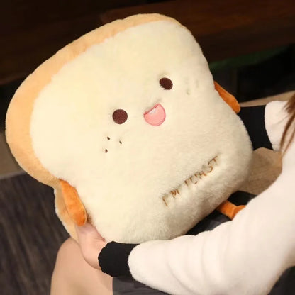 Plush Toast Pillow