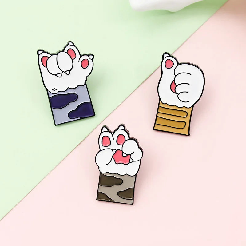 Cat Paws Enamel Pin