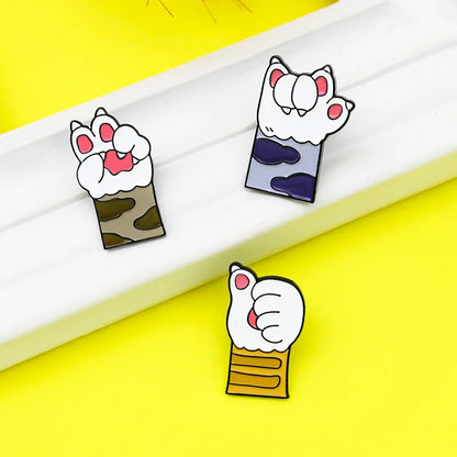 Cat Paws Enamel Pin