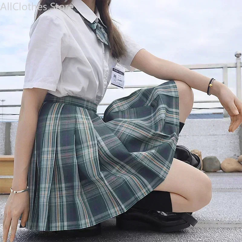 School Uniform with Pleated Skirt