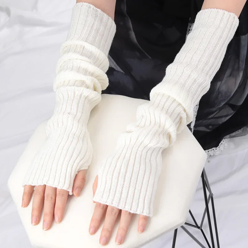 Winter Knitted Arm Warmers