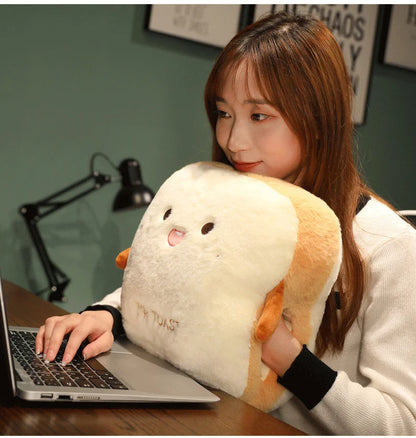 Plush Toast Pillow